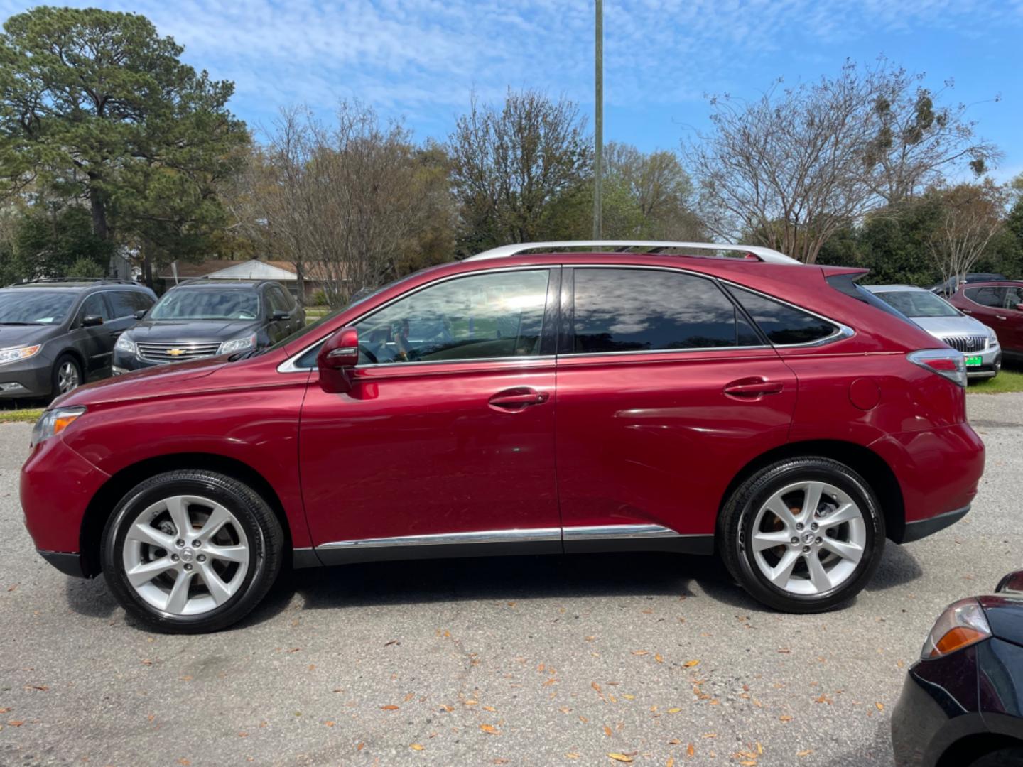 2010 RED LEXUS RX 350 BASE (2T2ZK1BAXAC) with an 3.5L engine, Automatic transmission, located at 5103 Dorchester Rd., Charleston, SC, 29418-5607, (843) 767-1122, 36.245171, -115.228050 - Photo#3